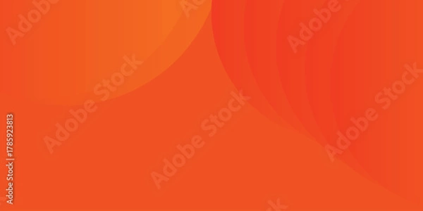 Fototapeta Abstract orange background with circles.