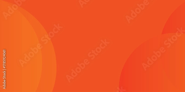 Fototapeta Abstract orange background with circles.