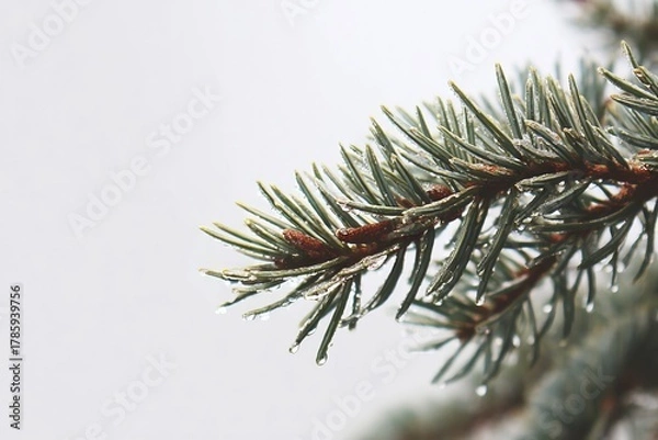 Obraz christmas tree branch