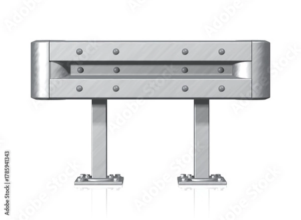 Fototapeta kurze Leitplanke