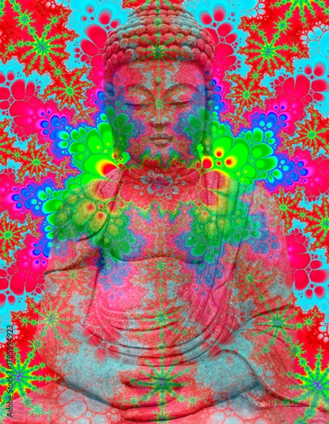 Obraz Psychedelic Buddha 