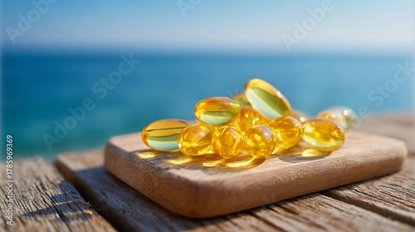 Obraz Vitamin D comes mainly from sunlight, so people in northern countries often need supplements. Adults generally maintain healthy levels by taking one to two drops daily.
