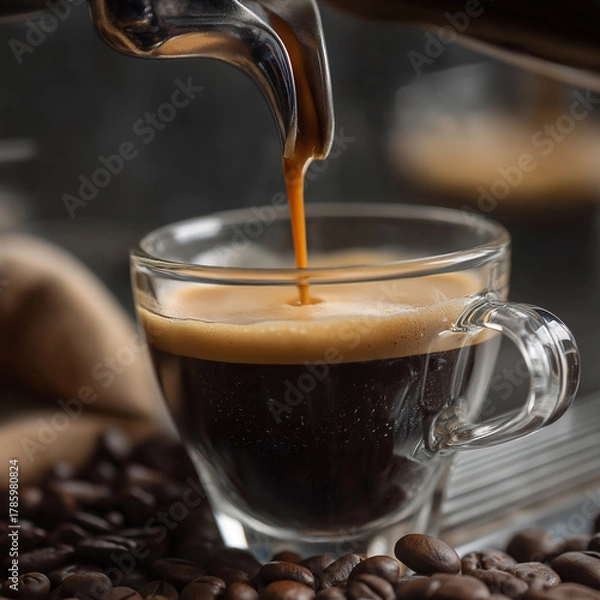 Obraz Espresso Being Poured