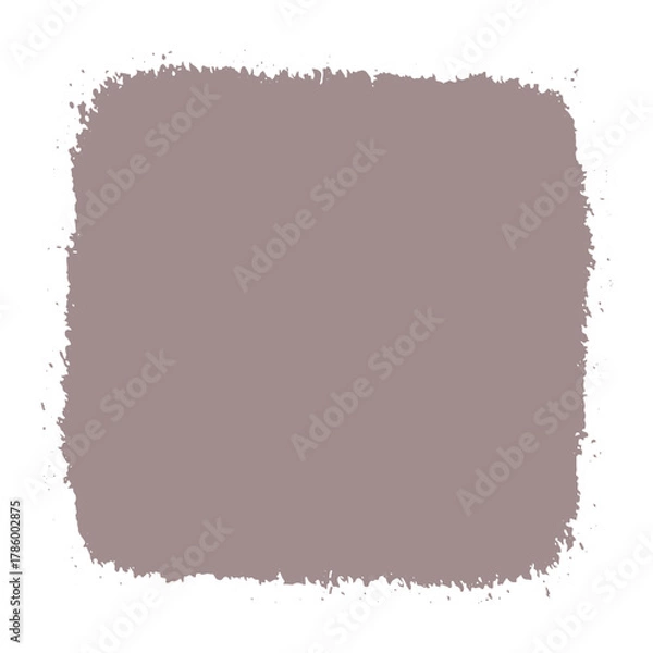 Obraz Soft beige paint swatch with textured edges displayed on a white background for home decoration inspiration
