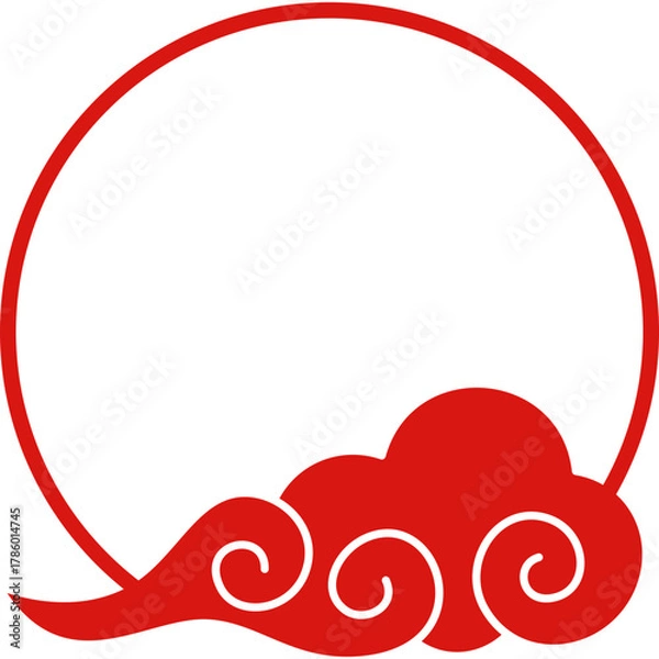 Obraz Chinese Cloud Frame