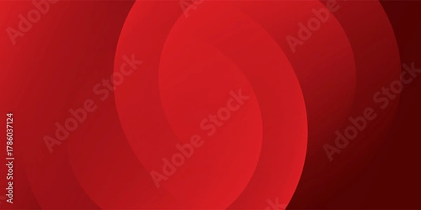 Obraz Red abstract background. Dynamic shapes composition. Eps10 vector