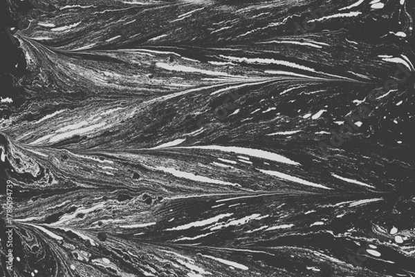 Fototapeta Abstract ebru marbling texture background design.