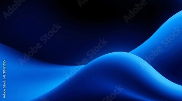 Fototapeta Luxury blue gradient background. blue. Abstract grainy texture background.