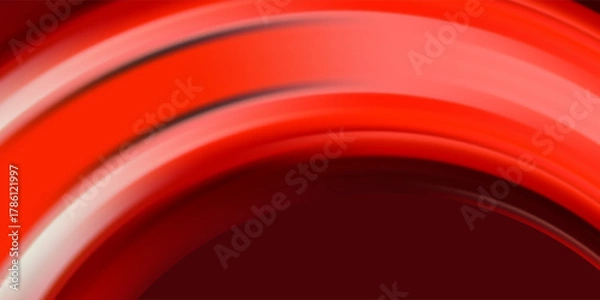 Obraz Red abstract background of glass refraction