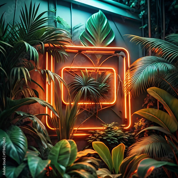 Obraz 3d-render--to--minimalist-vector-art-