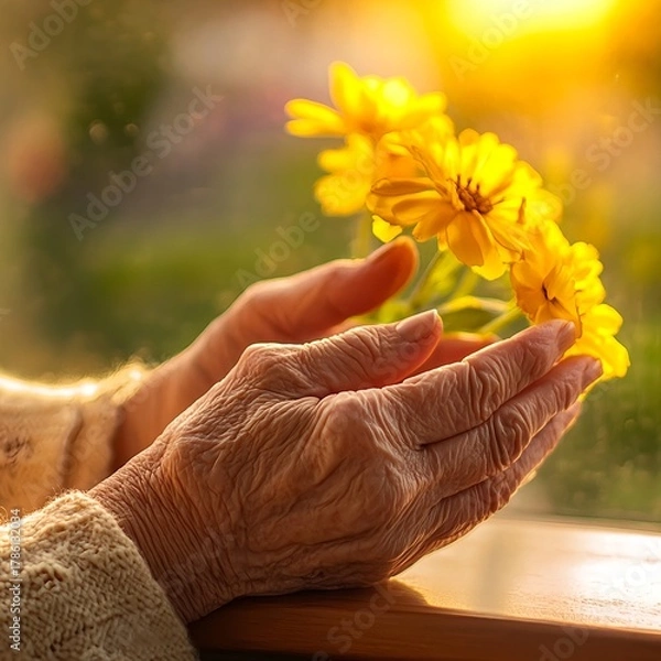 Obraz Hände einer alten Frau