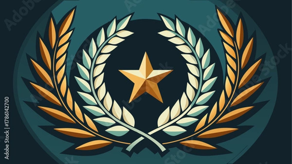 Obraz shield with wings