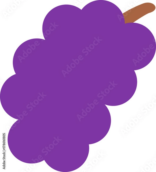 Fototapeta Grape illustration 