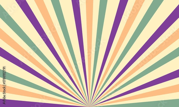 Fototapeta  Abstract purple ,nion and pink colour sunbrust suanray line pattern background suitable for fashion textiles, graphics.