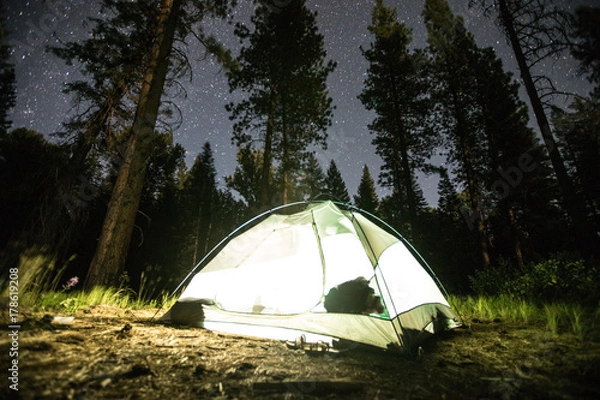 Obraz Tent Long Exposure