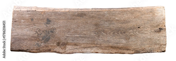 Fototapeta Old wooden sign board background. plank wood isolated for design art work or add text message. 