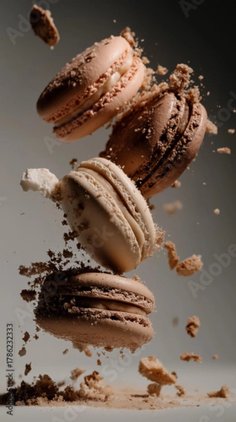 Obraz Desktop wallpaper, macarons, delicious and juicy