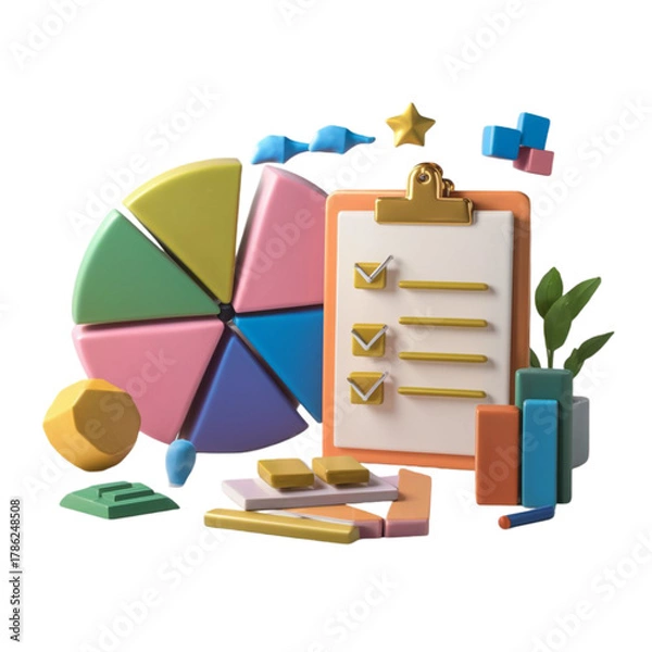 Obraz 3D planning set