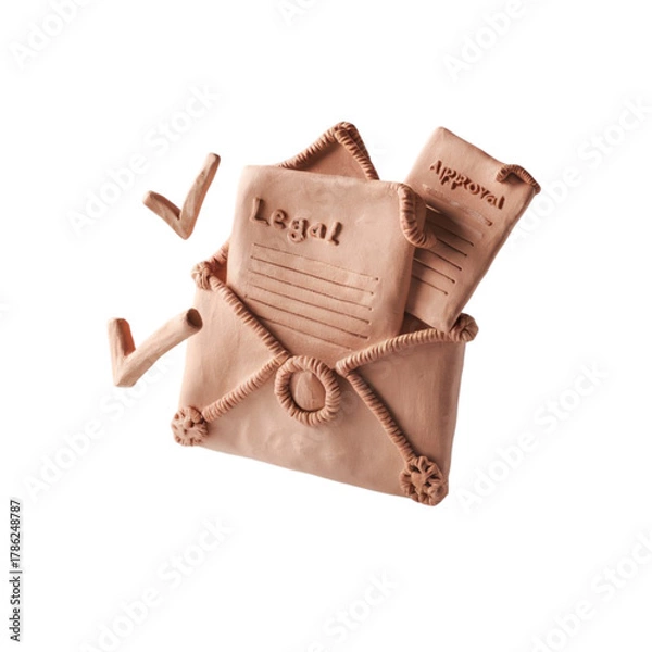 Obraz 3d-clay-concept