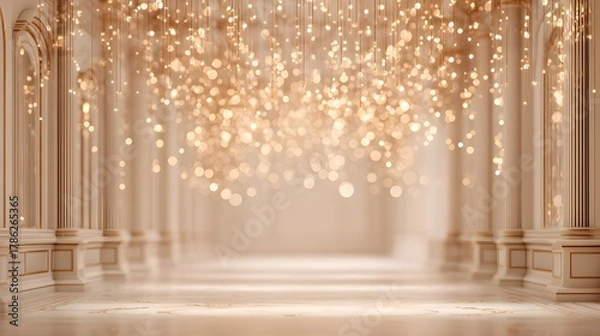 Obraz Elegant Hallway with Lights