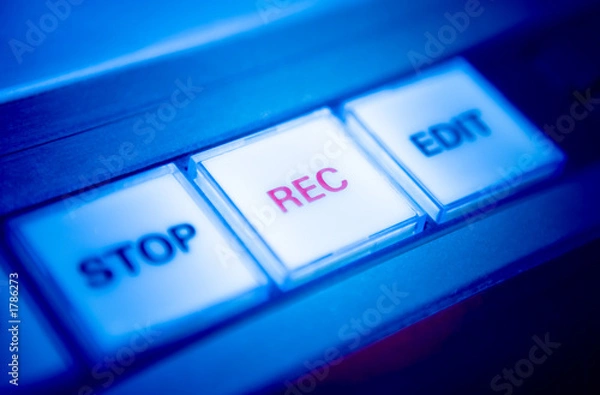 Fototapeta recorder controls