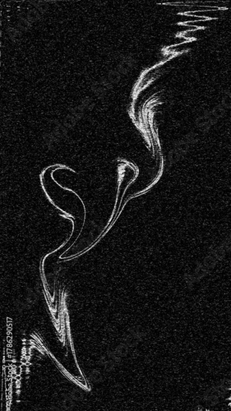 Fototapeta Dark Gray Gradient, Vertical Grainy Background