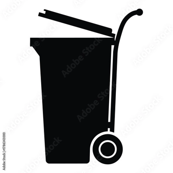 Fototapeta Trash can