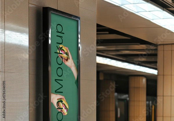 Fototapeta Metro Ad Mockup