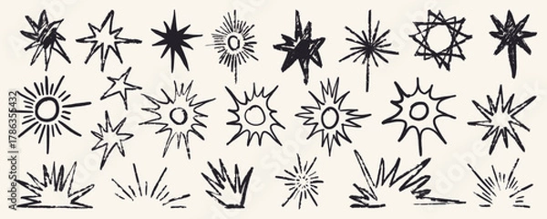 Obraz Textured design markers