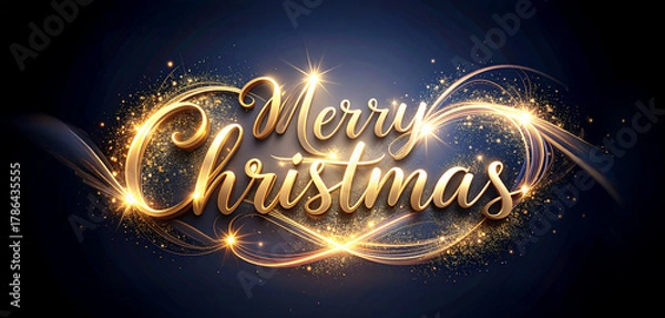 Obraz Marry christmas card	