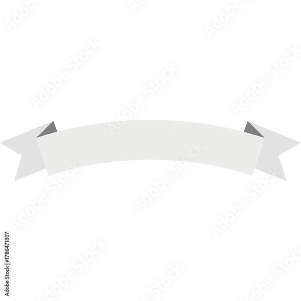 Fototapeta Off-White Banner, Transparent, Vector, PNG Shape