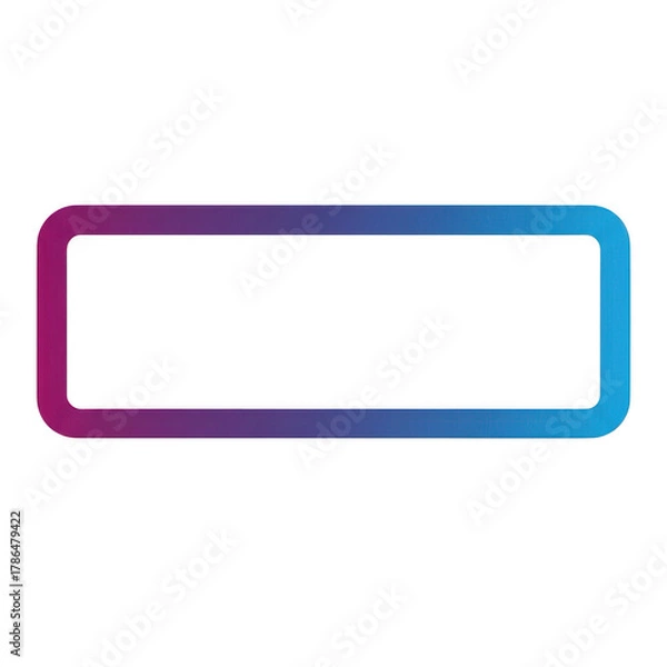 Obraz Gradient isolated on transparent background
