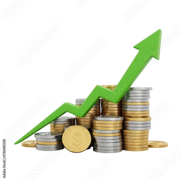 Obraz Chart isolated on transparent background