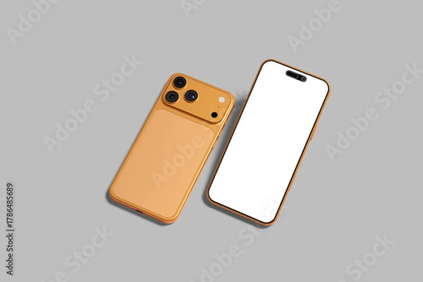 Obraz Modern Smartphone Blank Mockup Template