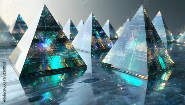 Obraz Crystalline Technology