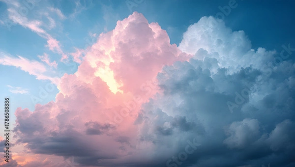 Obraz Pink Sunset Cloudscape