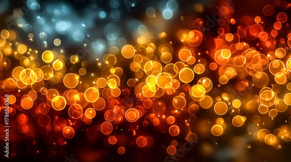 Obraz abstract background with bokeh