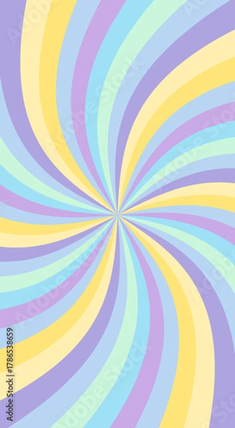 Obraz Colorful Sunshine Swirl, Smartphone Theme Background