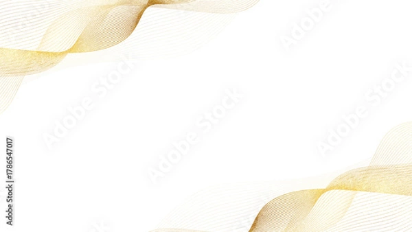 Fototapeta elegant golden abstract texture transparent background wave mesh