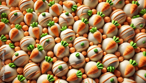 Fototapeta Carrot Cake Truffles