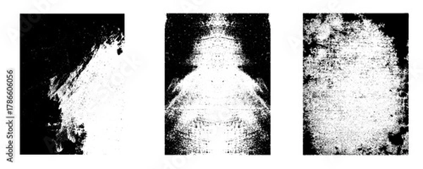 Fototapeta Rectangular retro frames set