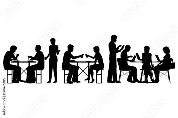 Fototapeta Gemütlich im Biergarten