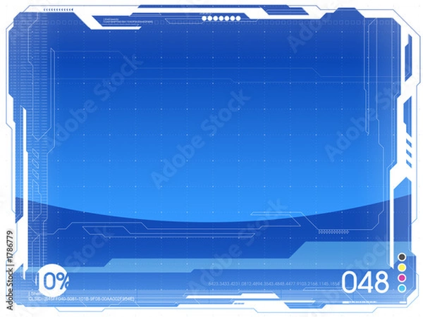 Obraz 2d graphics blank background