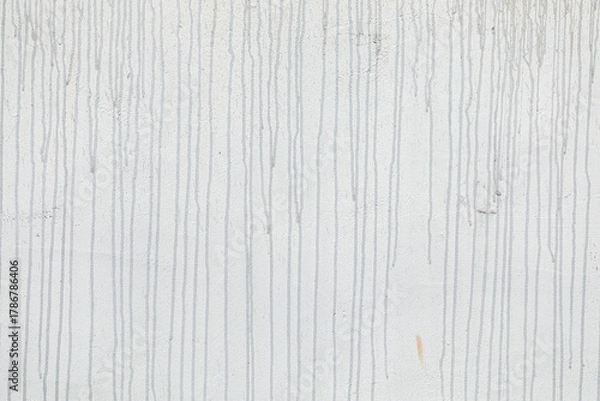 Obraz White Wall with Vertical Water Streaks Texture