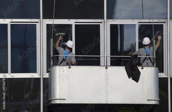 Obraz Laveur de vitres