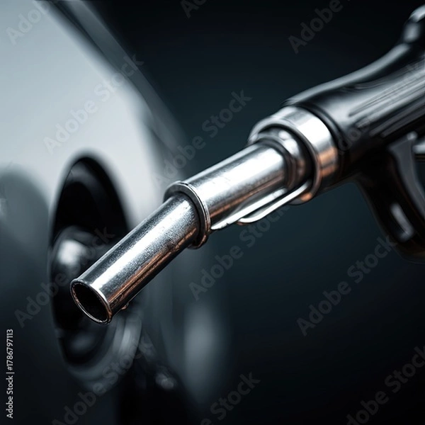 Obraz Close Up Of Fuel Pump Nozzle