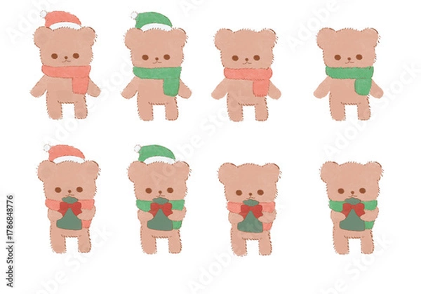 Fototapeta クリスマスベアー