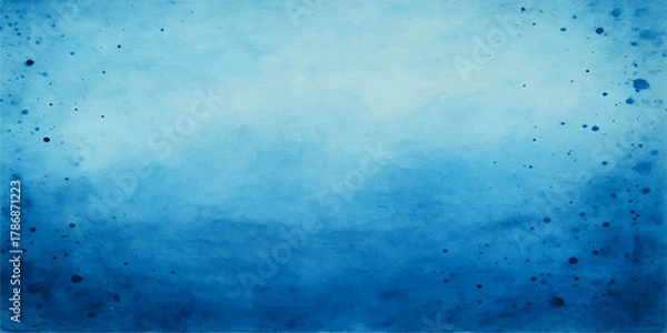 Obraz Vintage dark blue and light green painted grunge wall surface texture with aged paper art design backdrop