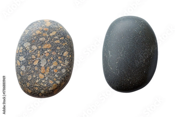 Obraz Two Pebbles Separated PNG