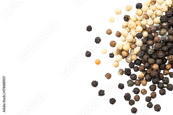 Obraz Two Different Peppers Side by Side PNG